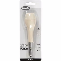 Creativ Company 11421 hole punch Metallic, Cream