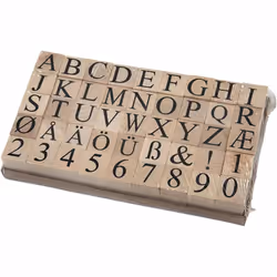 Creativ Company 28567 stamp block Wood 45 pc(s)