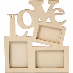 Creativ Company Frame, Single picture frame, Wood, Wood, Wall, 197 mm, 160 mm