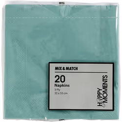 Creativ Company 599016 paper napkins Turquoise 20 pc(s)