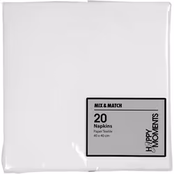 Creativ Company 598001 paper napkins White 20 pc(s)