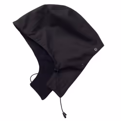 MASCOT 07114-025-09, Adult, Unisex, Rain hood, Black, Monochromatic, Drawstring closure, Hook-and-loop closure