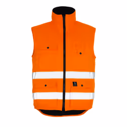 MASCOT 00554-660-14, Jacket, Man, Black, White, M, Cotton, Polyester, 300 g/m²