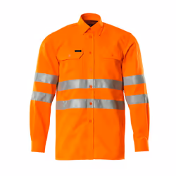 MASCOT 06004-136-14, Shirt, Any gender, Orange, 3XL, 2 pockets, Cotton, Polyester