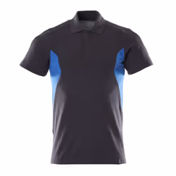 MASCOT 18383-961-01091-XL ONE, T-shirt, Man, XL, 01091 - Dark Navy/Azure Blue, 112 cm, Cotton, Polyester