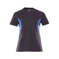 MASCOT 18392-959-01091-3XL ONE, T-shirt, Woman, 3XL, 01091 - Dark Navy/Azure Blue, 120 cm, Cotton, Polyester