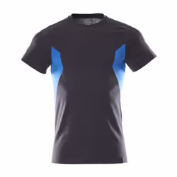MASCOT 18382-959-01091-3XL ONE, T-shirt, Man, 3XL, 01091 - Dark Navy/Azure Blue, 124 cm, Cotton, Polyester