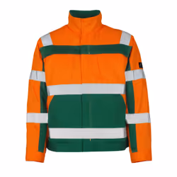 MASCOT 07109-860-1403, Jacket, Any gender, Green, Orange, 3XL, Cotton, Polyester, 290 g/m²
