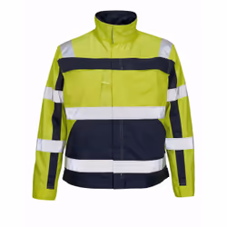 MASCOT 07109-470-171, Jacket, Any gender, Navy, Yellow, S, Cotton, Polyester, 310 g/m²