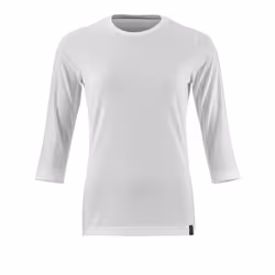 MASCOT 20191-959-06-L ONE, T-shirt, Woman, White, L, 96 cm, Cotton, Polyester