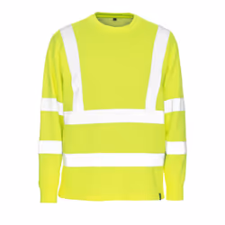 MASCOT 50106-854-17, Shirt, Man, Yellow, L, Cotton, Polyester, 245 g/m²