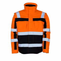 MASCOT 09335-880-141, Jacket, Man, Navy, Orange, XL, Polyester, 240 g/m²
