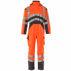 MASCOT 11019-025-A49, Coverall, Any gender, Anthracite, Red, M, Polyester, 300 g/m²