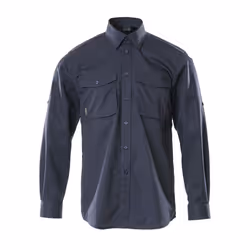 MASCOT 12004-530-010, Shirt, Man, Navy, L, Cotton, 200 g/m²