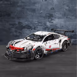 1580pcs 50cm Technical Classic Porsched 911 Rsr Sport Car Building Blocks - 1580pcs