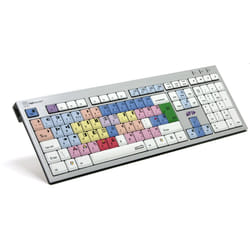 Logickeyboard LKB-MCOM4-AJPU-UK keyboard USB English Multicolour