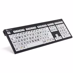 Logickeyboard Large Print has been designed for individuals who suffer from visual impairments. or just have a hard time read ...