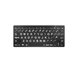Visionaid VT Keys 2 Large print keyboard; white letters on black keys;