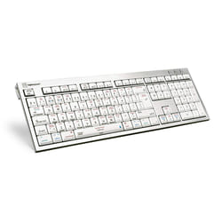 Logickeyboard LKB-OSX-CWMU-UK keyboard Gaming USB QWERTY English White