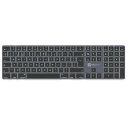 Logickeyboard SKB-TM-UK keyboard Home USB + Bluetooth QWERTY UK English Titanium
