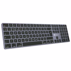 Logickeyboard SKB-TM-UK keyboard Home USB + Bluetooth QWERTY UK English Titanium - Additional view 3