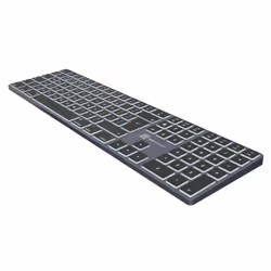 Logickeyboard SKB-TM-UK keyboard Home USB + Bluetooth QWERTY UK English Titanium - Additional view 5