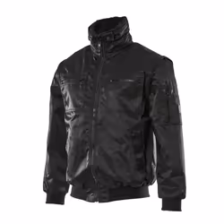 MASCOT 00520-620-09 Pilot Jacket, Jacket, Any gender, Black, 4XL, 5 pockets, 3 pockets