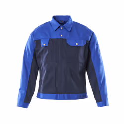 MASCOT 00907-630-111, Track jacket, Male, Adult, 3 pockets, Cotton, Black, Blue
