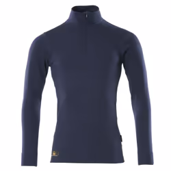 MASCOT 00596-380-01, Shirt, Man, Navy, XXL, Cotton, Modacrylic, Polyester, 260 g/m²