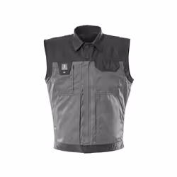 MASCOT 00989-620-8889, Vest, Man, Anthracite, Black, XS, Cotton, Nylon, 240 g/m²