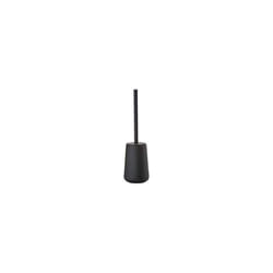 Nova One Toilet Brush, Stoneware with Soft Touch Coating, Steel, Black
