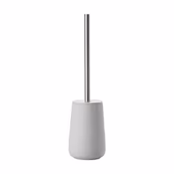 Zone Denmark Nova, Toilet brush & holder, Grey, Silver, Porcelain, Stainless steel, Nova, 370 mm