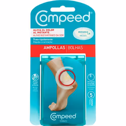Compeed 5708932010429, 4.2 x 6.8 cm, Oval, Transparent, White, CE, 5 pc(s)