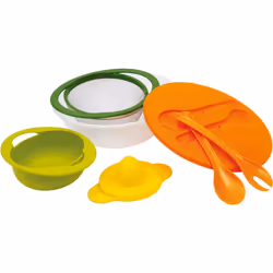 7 Piece Easy Camp Multi Bowl Kitchen Storage Picnic Salad Camping Set