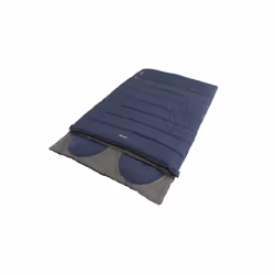 Outwell Contour Lux Adult Rectangular sleeping bag Microfibre, Polyester Blue