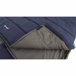 Outwell Contour Lux Adult Rectangular sleeping bag Microfibre, Polyester Blue