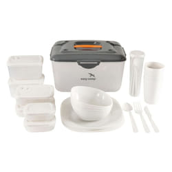 Easy Camp Picnic Box Camping Dinner Plate Picnic Set 30 Piece Cerf Plastic - large