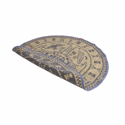 Easy Camp Moonlight Round Carpet Polypropylene (PP) Beige, Grey 1 pc(s)