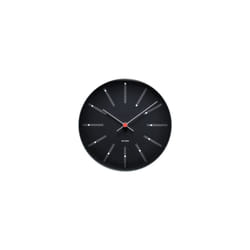 Arne Jacobsen Watches Bankers Mechanical clock Round Black