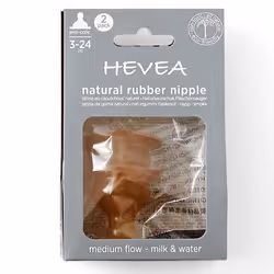 HEVEA 4031 bottle nipple Rubber Round