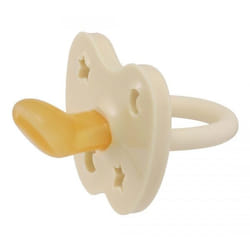 HEVEA 4104 baby pacifier Pacifier cloth Orthodontic Rubber White
