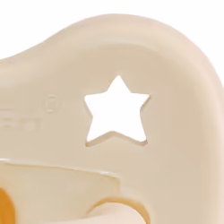 HEVEA 4104 baby pacifier Pacifier cloth Orthodontic Rubber White
