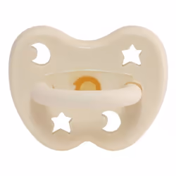 HEVEA 4104 baby pacifier Pacifier cloth Orthodontic Rubber White