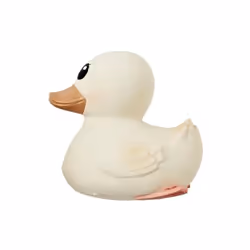 HEVEA Kawan Mini Rubberduck White, Bath animal, Boy/Girl, 0 yr(s), Rubber, Natural