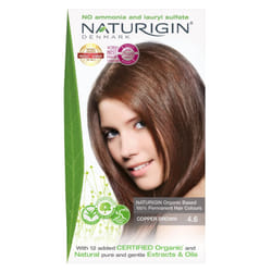 Copper Brown Hair Dye 4.6 with Natural Ingredients - No Ammonia