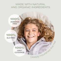 Copper Brown Hair Dye 4.6 with Natural Ingredients - No Ammonia