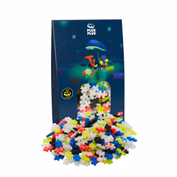 Plus-Plus Glow Colormix - 300 pcs, 300 pc(s), Other, 5 yr(s)