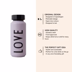 insulated stainless steel water bottle | 500 ml | Double Walled vacuum flask for hot and cold water | Thermos flask for travel and gym | BPA and