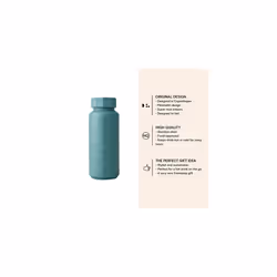Insulated Stainless Steel Water Bottle | 500 ml | Double Walled Vacuum Flask for hot and Cold Water | Thermos Flask for Travel and Gym | BPA and
