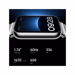 Original Xiaomi Mi Band 8 Pro 1.74 inch AMOLED Full Color Screen 5ATM Waterproof Smart Watch, Support GPS / NFC / Heart Rate(Black)